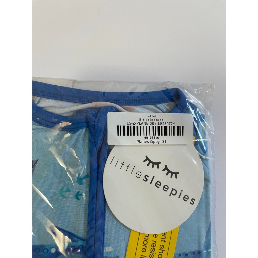 NWT Little Sleepies‎ Planes Zippy 3T - Picture 2 of 2